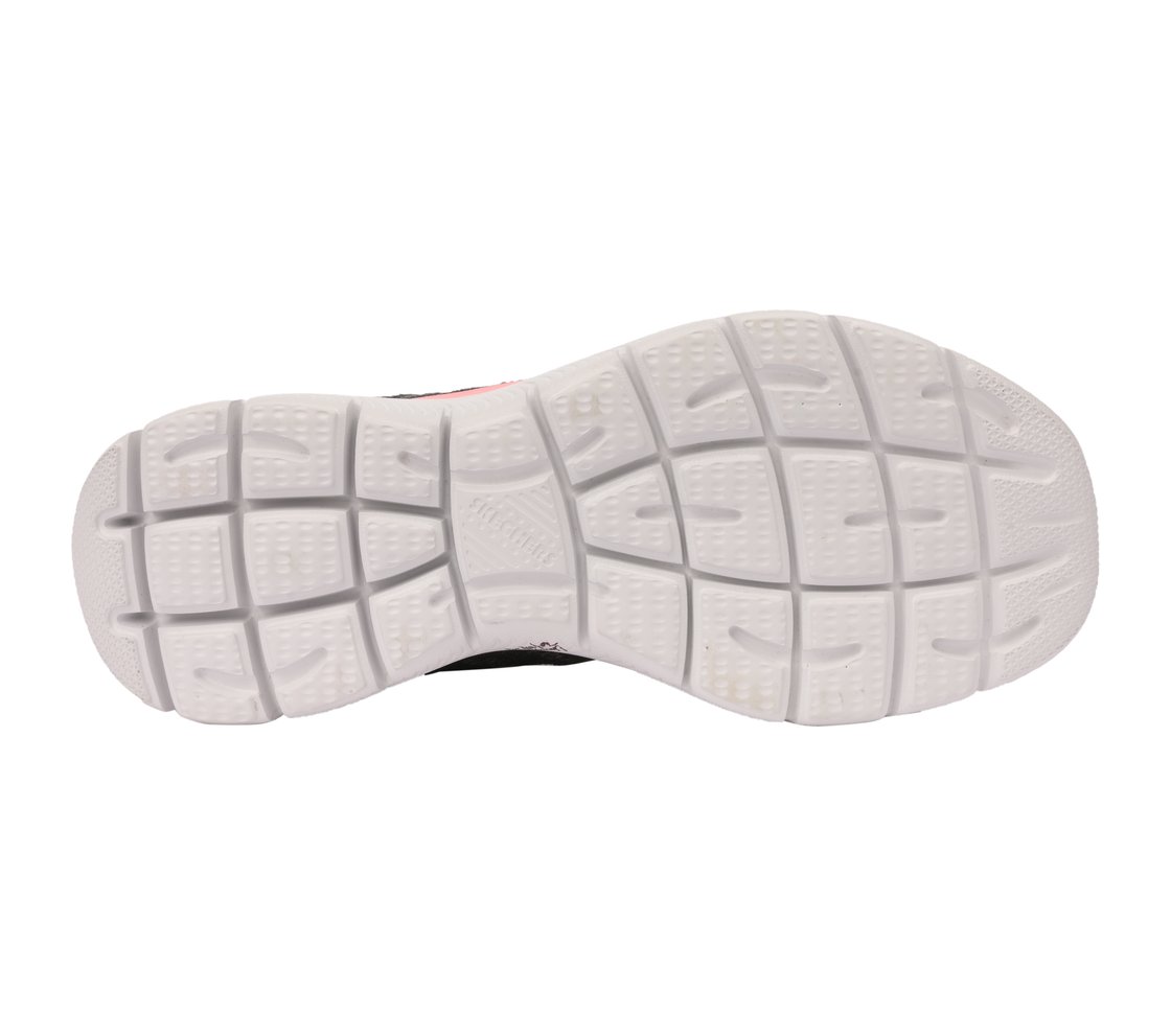 SUMMITS, BLACK/CORAL Footwear Bottom View