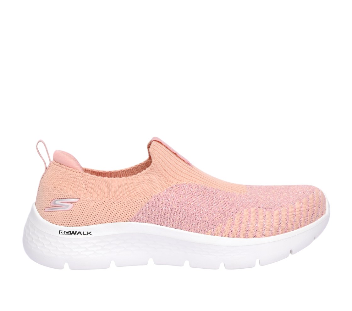GO WALK FLEX, LLLIGHT PINK Footwear Lateral View
