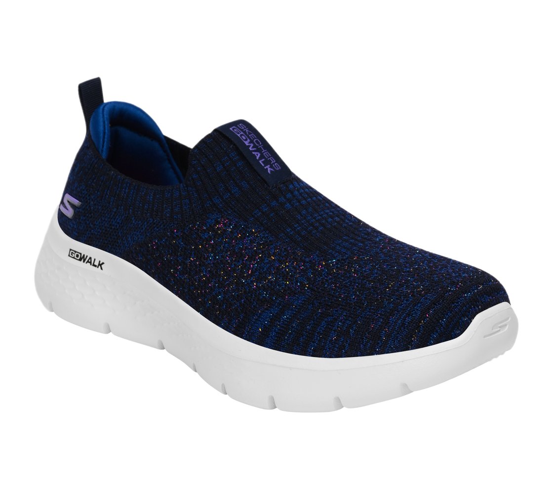 GO WALK FLEX, NAVY/MULTI Footwear Right View