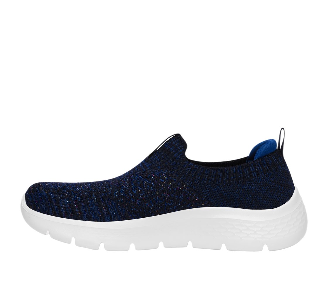 GO WALK FLEX, NAVY/MULTI Footwear Left View