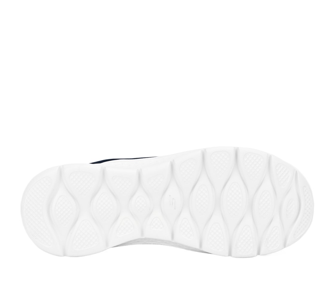 GO WALK FLEX, NAVY/LAVENDER Footwear Bottom View