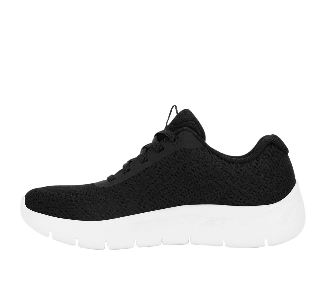 GO WALK FLEX, BLACK/WHITE Footwear Left View