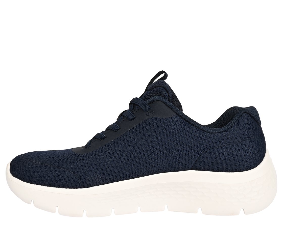 GO WALK FLEX, NAVY Footwear Left View