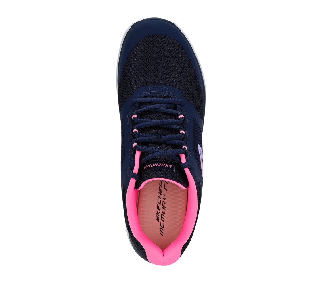 SUMMITS, NAVY/PINK Footwear Top View
