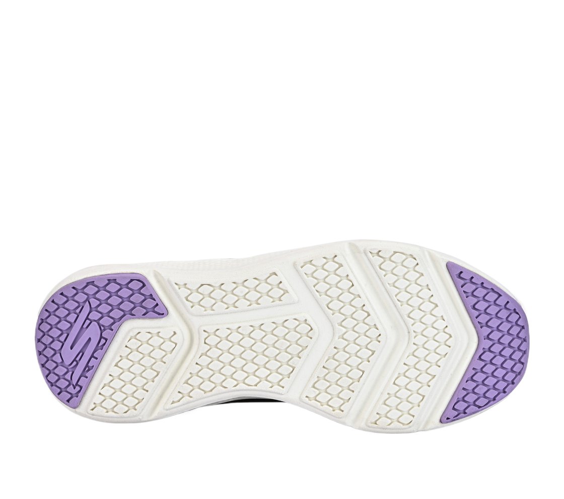 GO RUN ELEVATE, BLACK / LAVENDER Footwear Top View