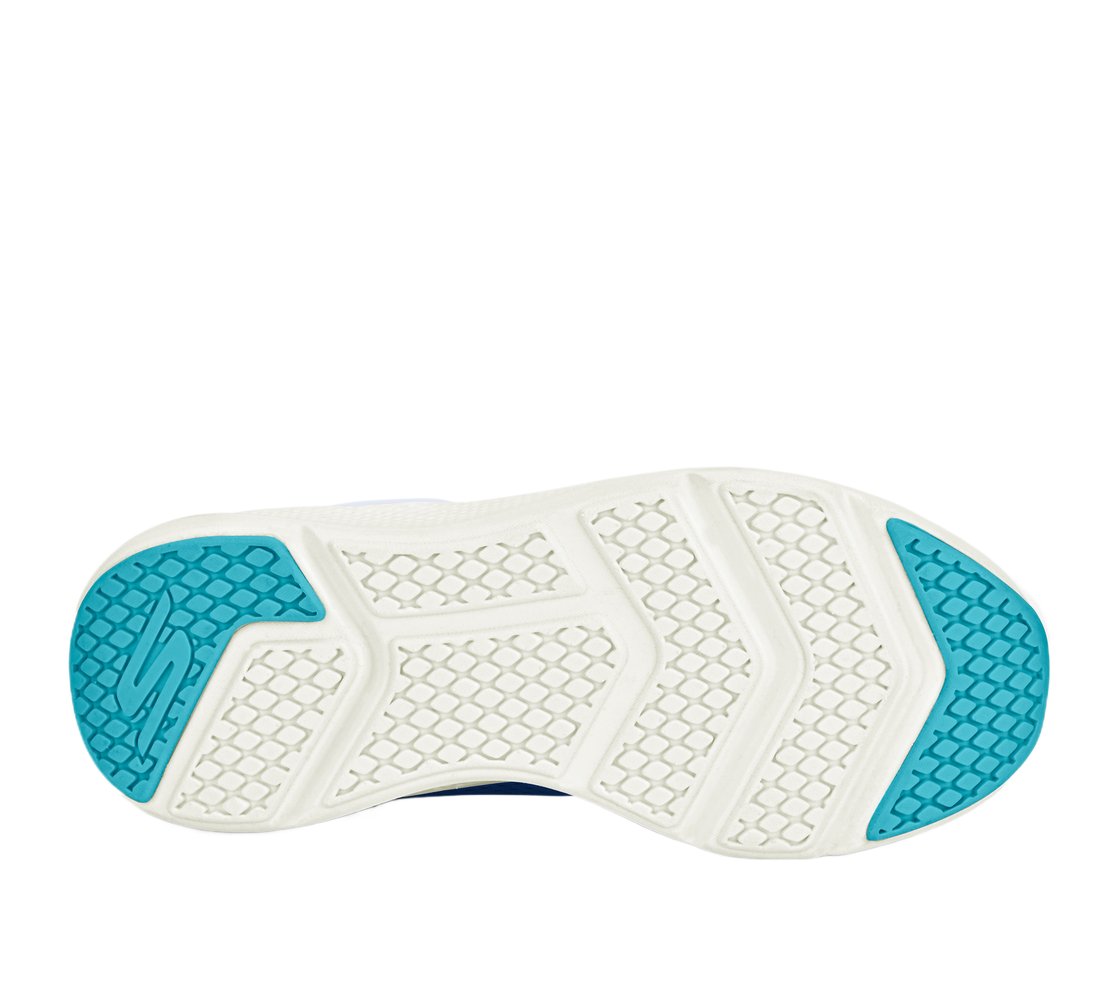 GO RUN ELEVATE, BLUE/AQUA Footwear Bottom View