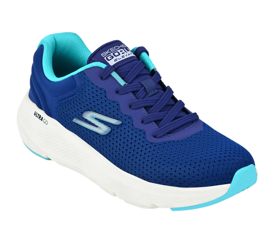 GO RUN ELEVATE, BLUE/AQUA Footwear Right View