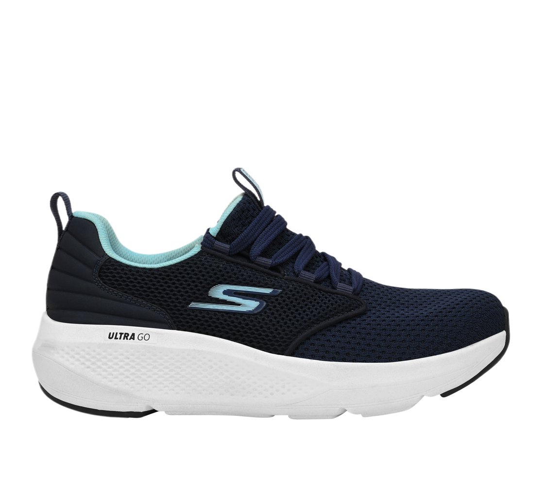 GO RUN ELEVATE, NAVY / BLUE Footwear Lateral View