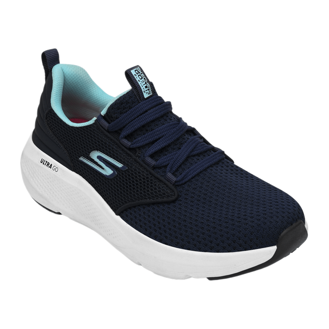 GO RUN ELEVATE, NAVY / BLUE Footwear Left View
