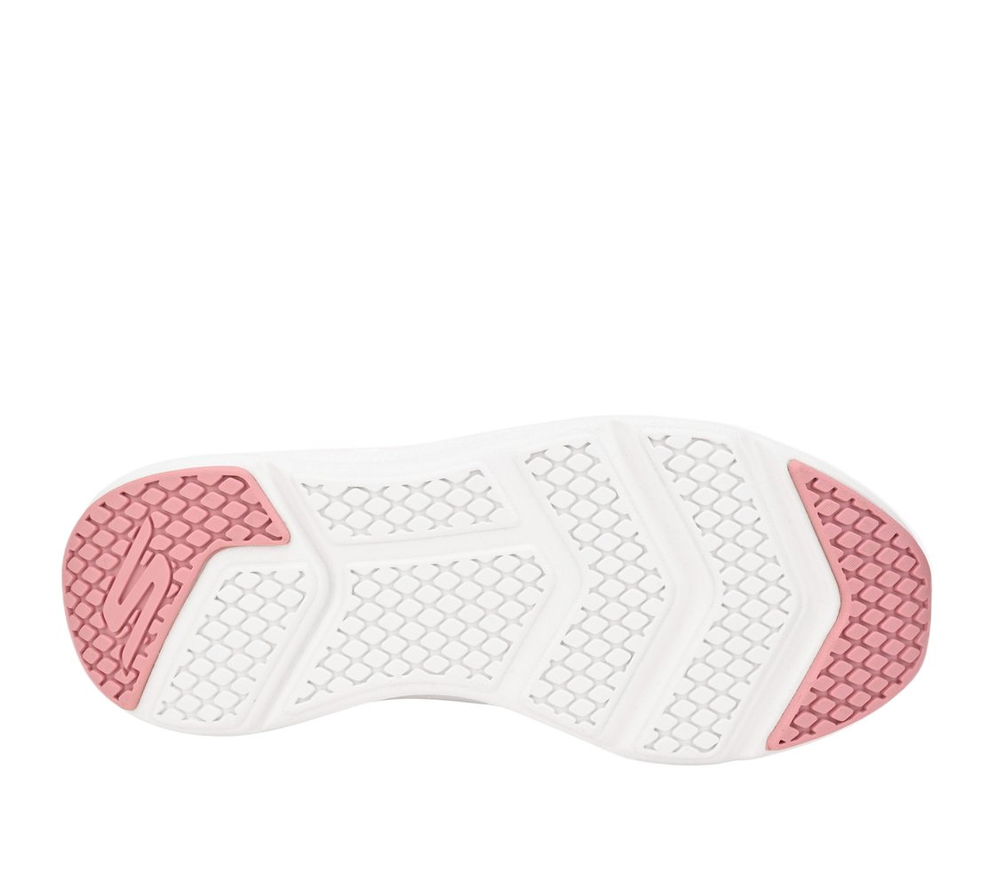 GO RUN ELEVATE, NATURAL / PINK Footwear Bottom View