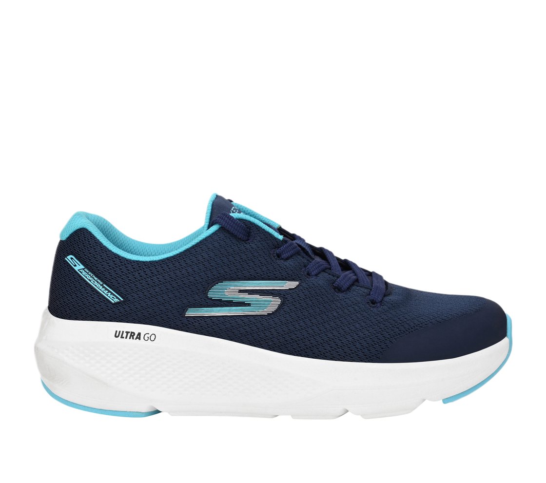 GO RUN ELEVATE, NAVY / AQUA
