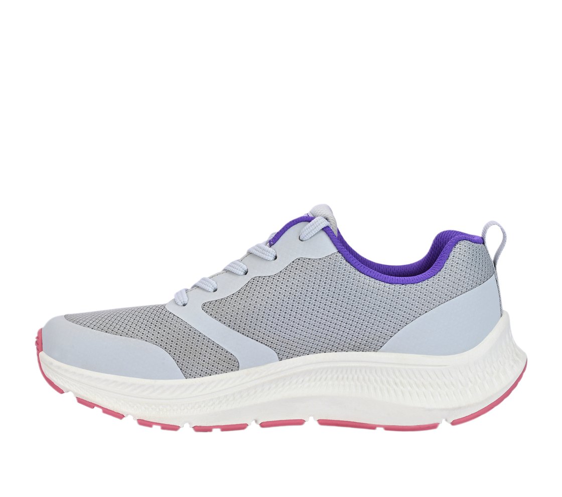 GO RUN CONSISTENT 2, GREY / PURPLE Footwear Bottom View