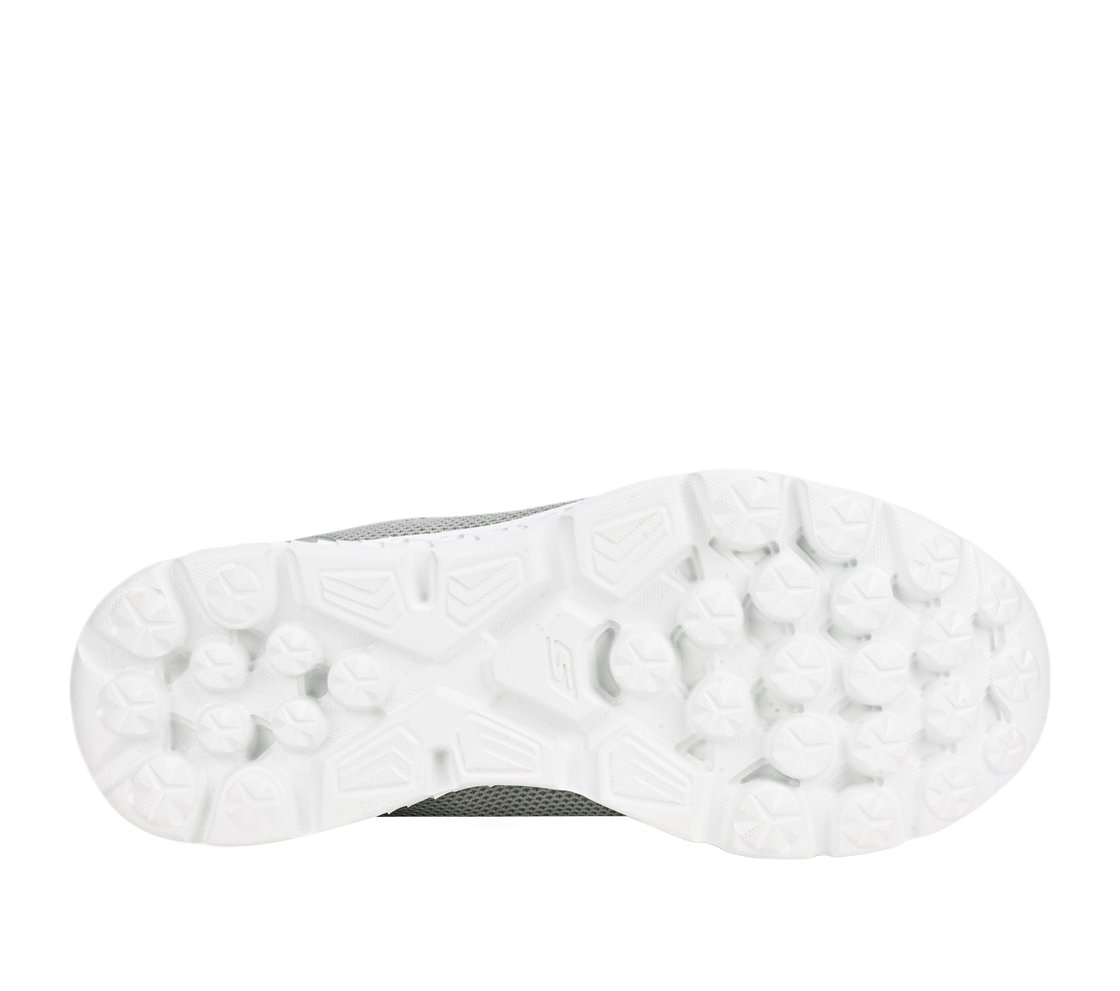 GO RUN 400, LT.GRAY/PINK Footwear Bottom View