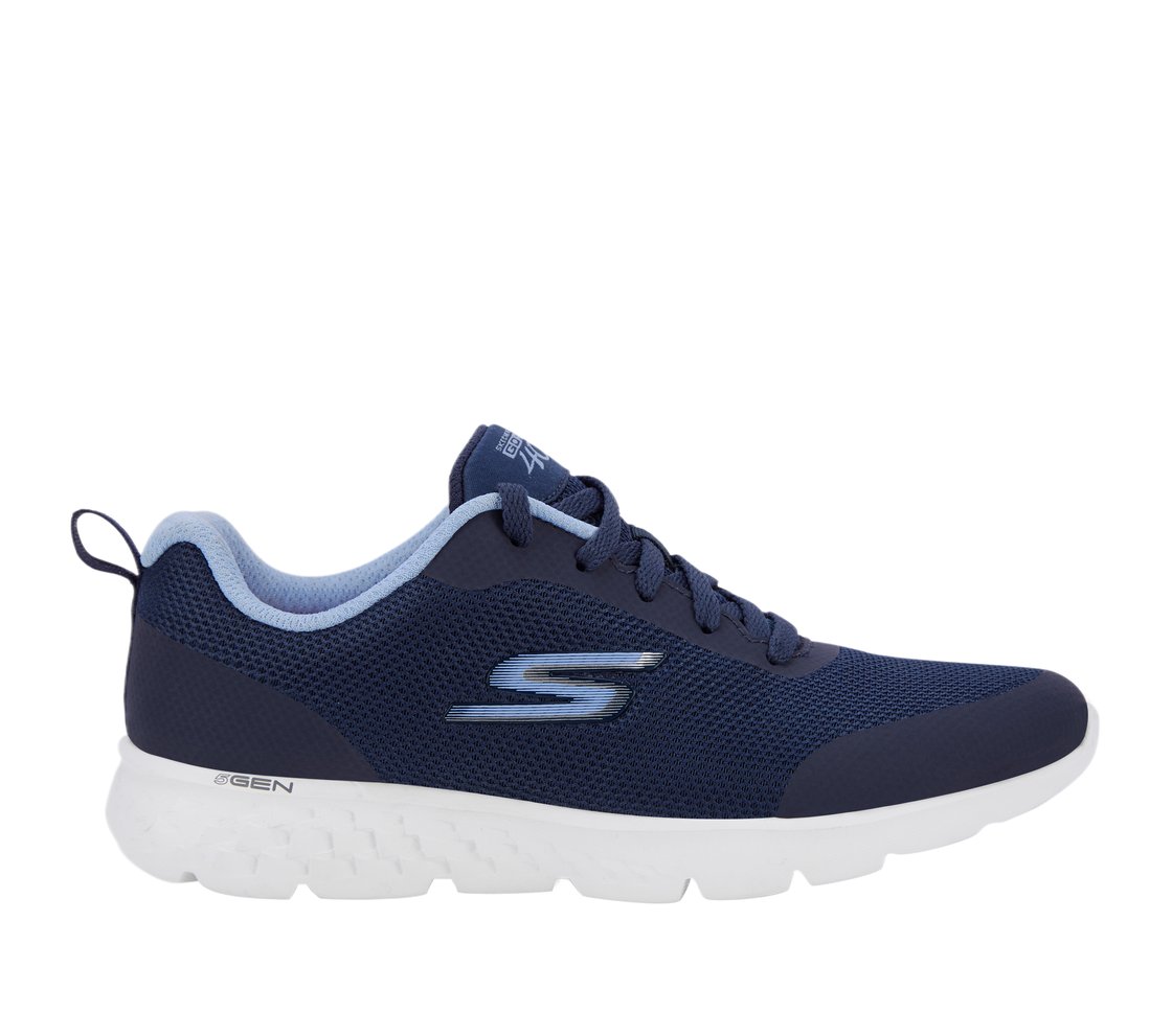 GO RUN 400, NAVY/BLUE Footwear Lateral View