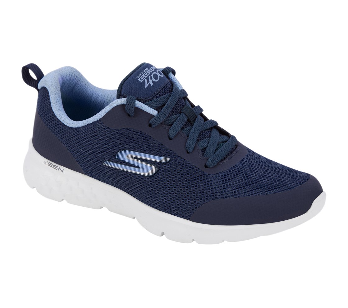 GO RUN 400, NAVY/BLUE Footwear Left View