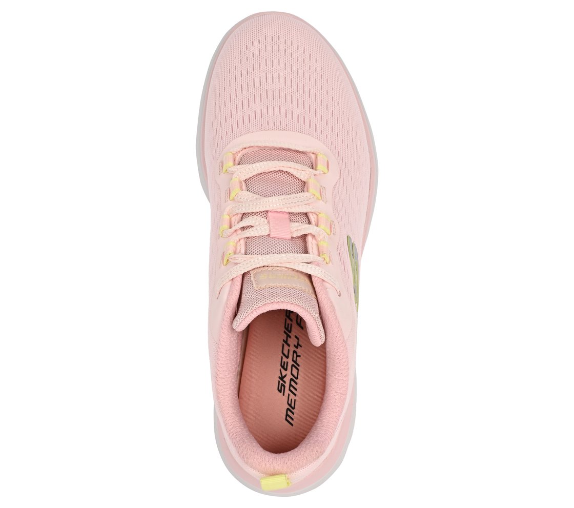 SUMMITS, PINK/YELLOW Footwear Top View