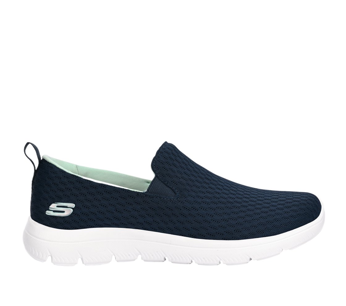 SUMMITS, NAVY / AQUA Footwear Lateral View