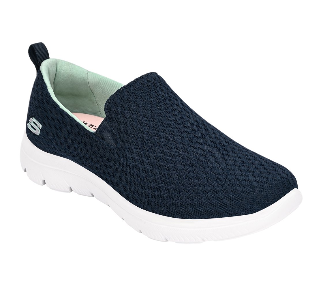SUMMITS, NAVY / AQUA Footwear Right View