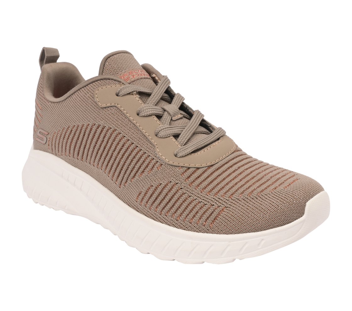 BOBS SQUAD CHAOS, TAUPE Footwear Right View