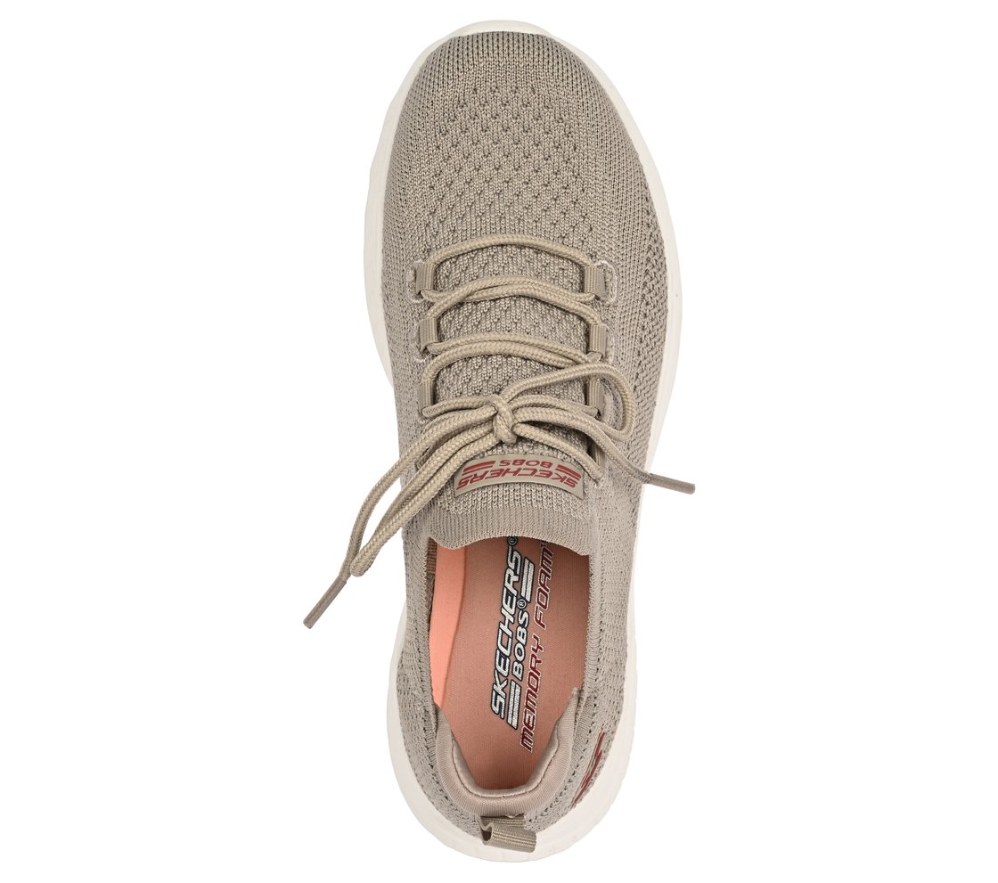 BOBS SQUAD CHAOS, TAUPE Footwear Top View