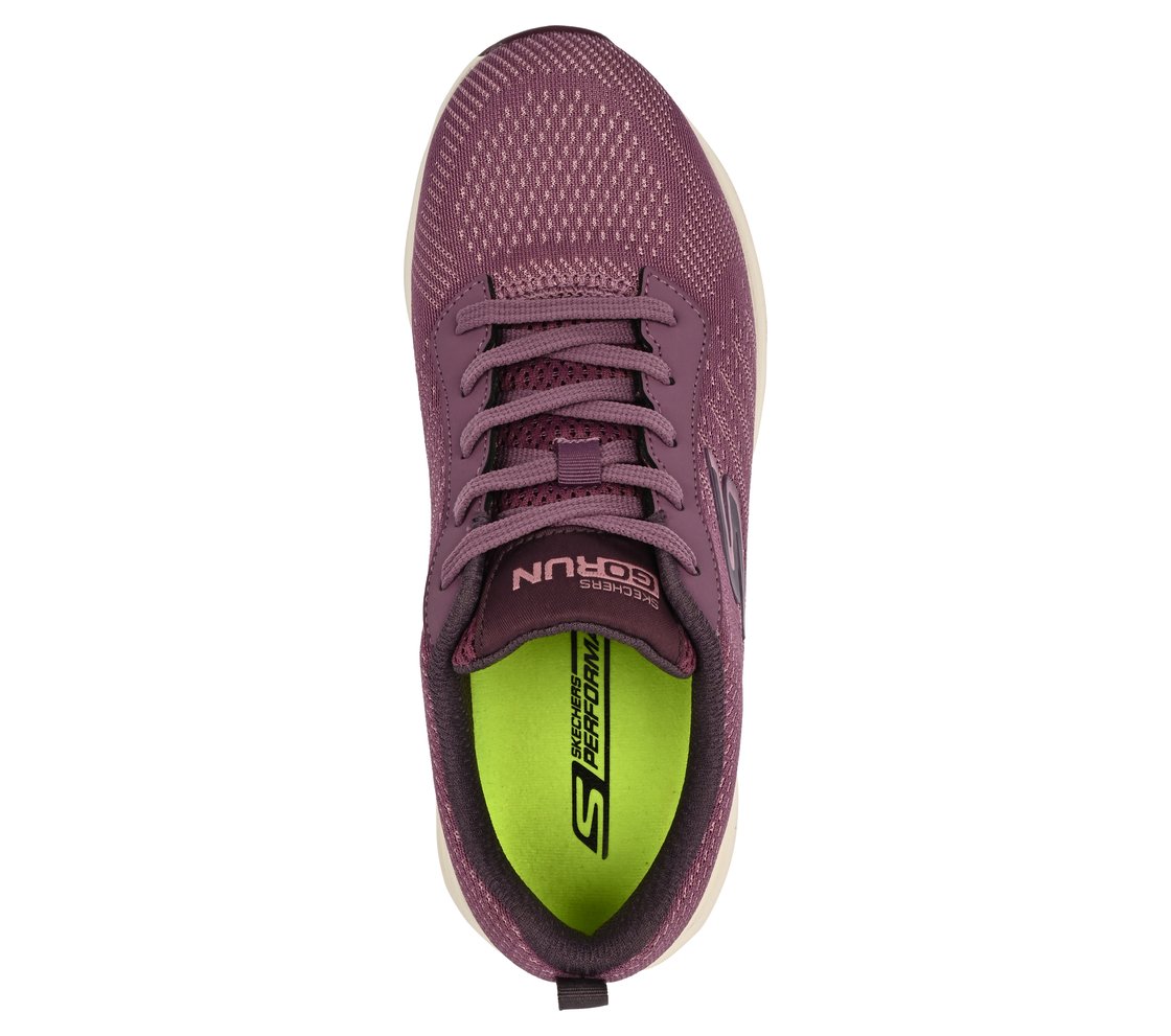 GO RUN PURE, BURGUNDY Footwear Top View