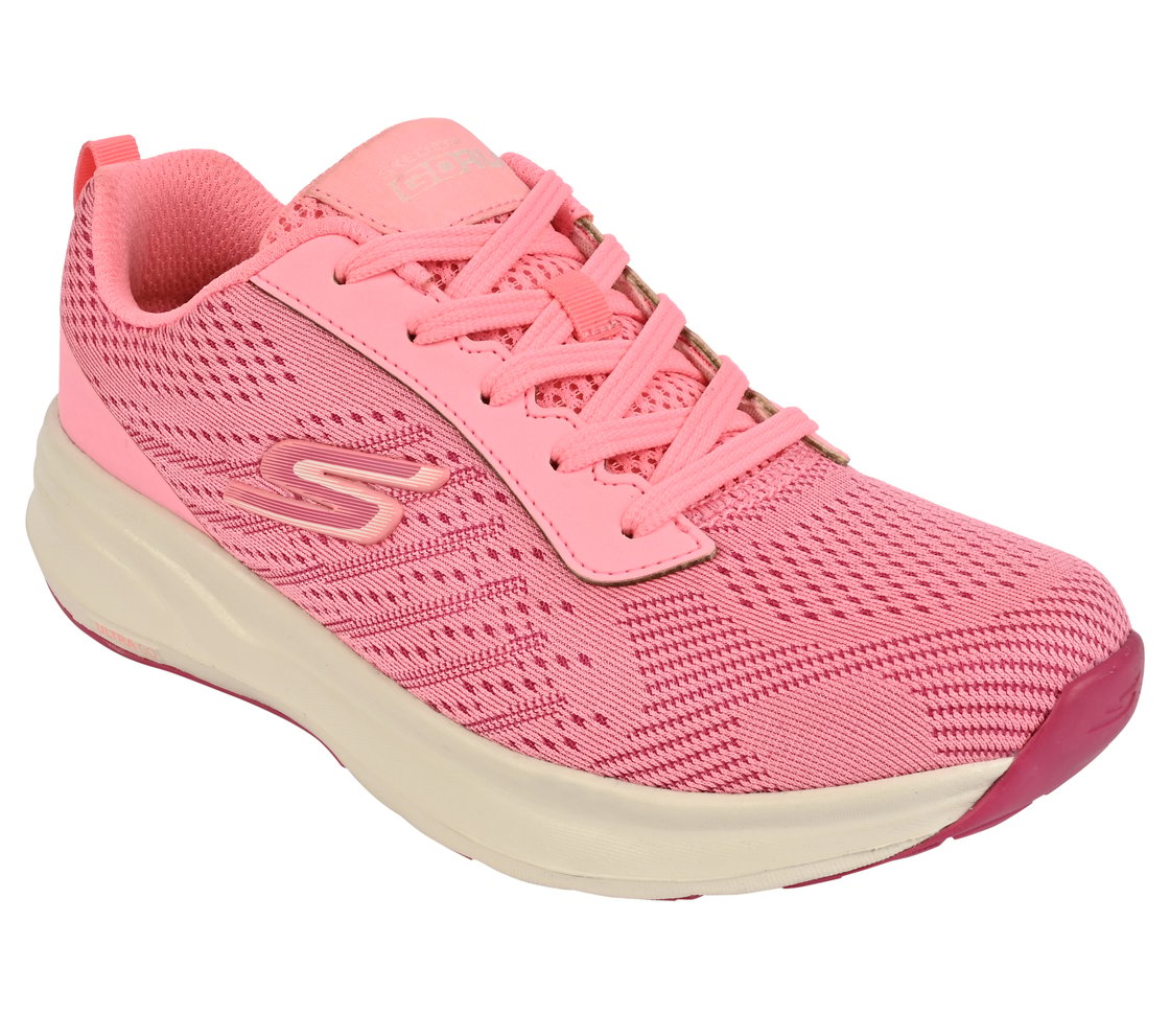 GO RUN PURE, PINK/CORAL Footwear Right View