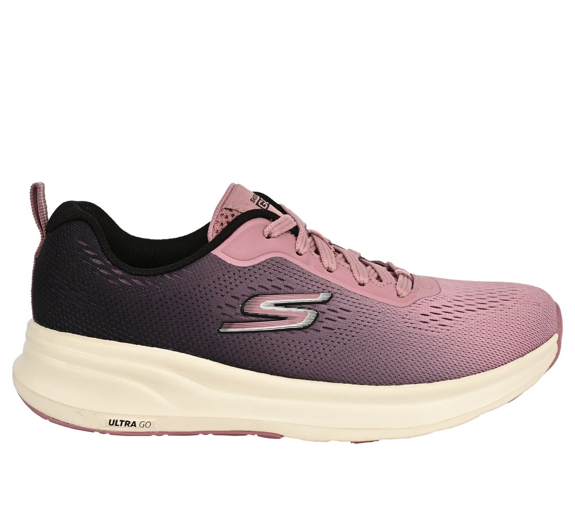 GO RUN PURE, DARK MAUVE Footwear Lateral View