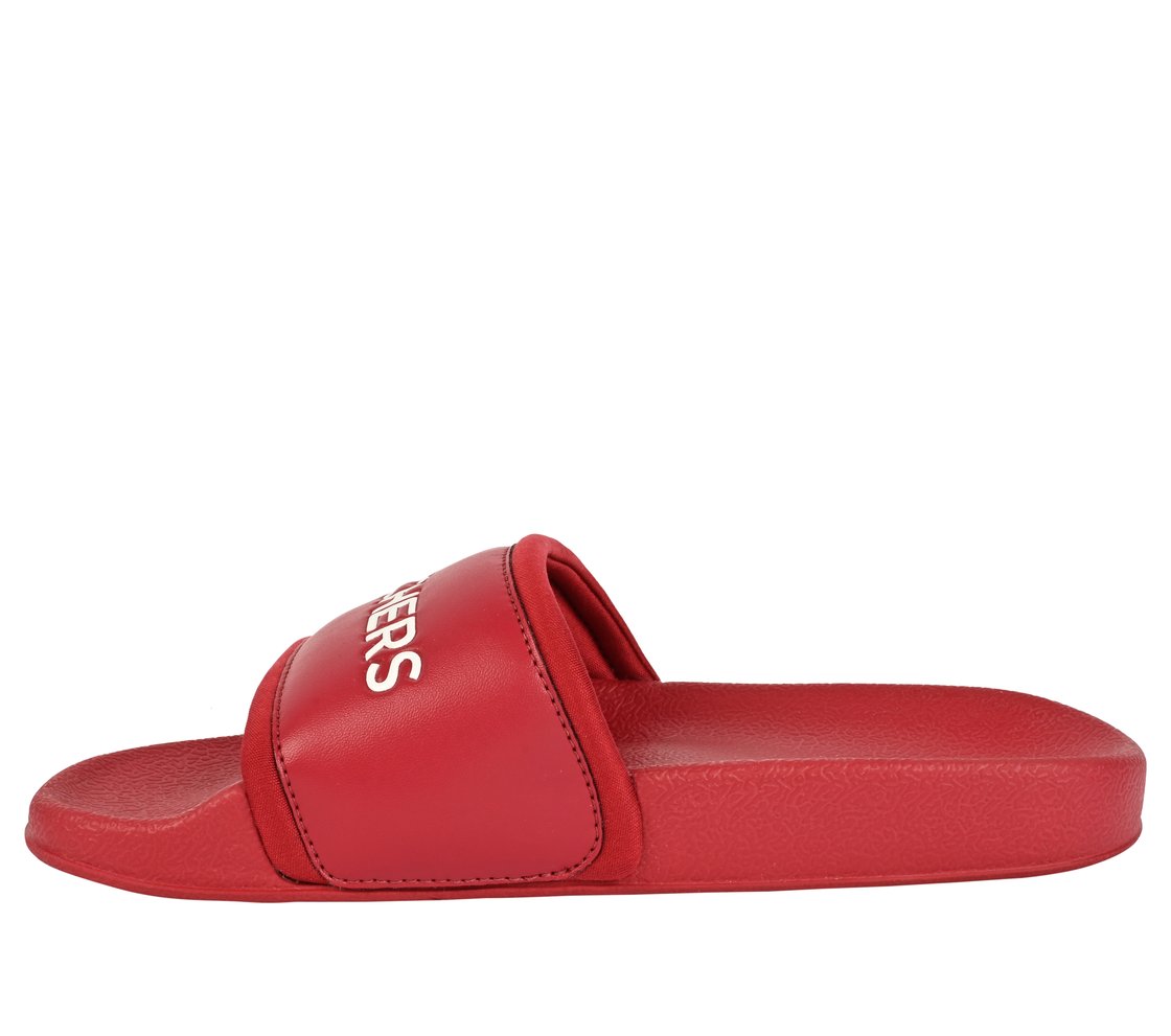 SIDE LINES 2, RED Footwear Left View