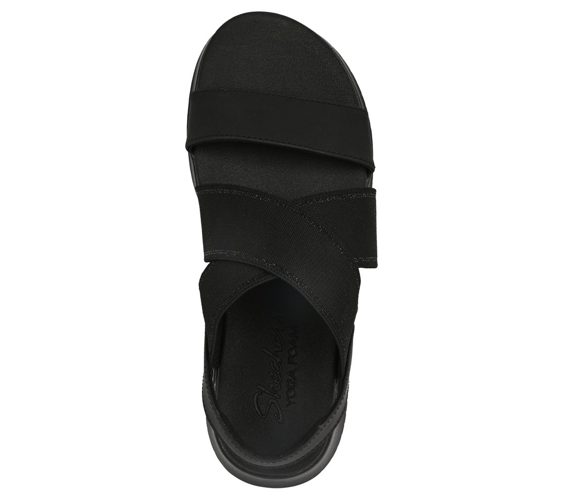 ULTRA FLEX, BLACK Footwear Top View