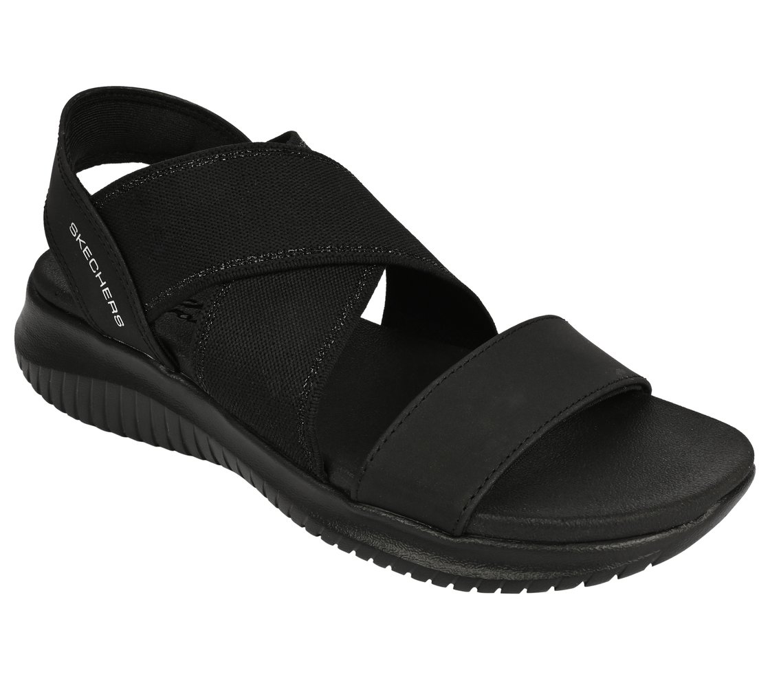 ULTRA FLEX, BLACK Footwear Right View