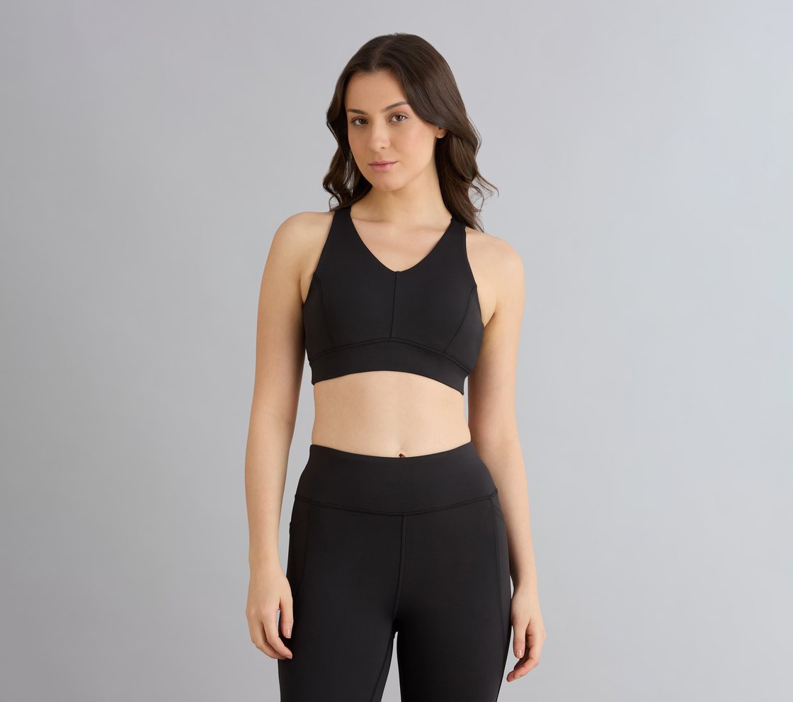 HIGH IMPACT SPORTS BRA, BLACK