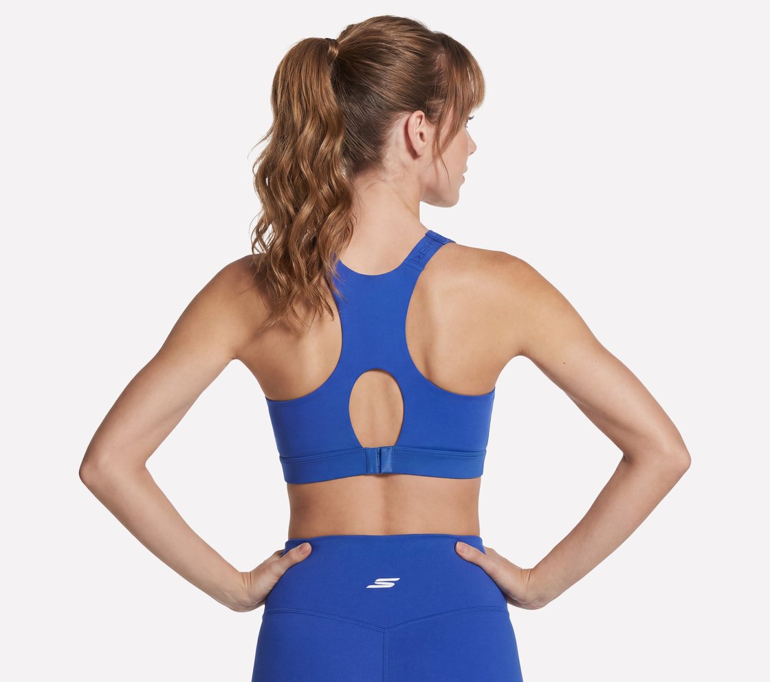 SKECHERS TEMPO BRA, BLUE/GOLD