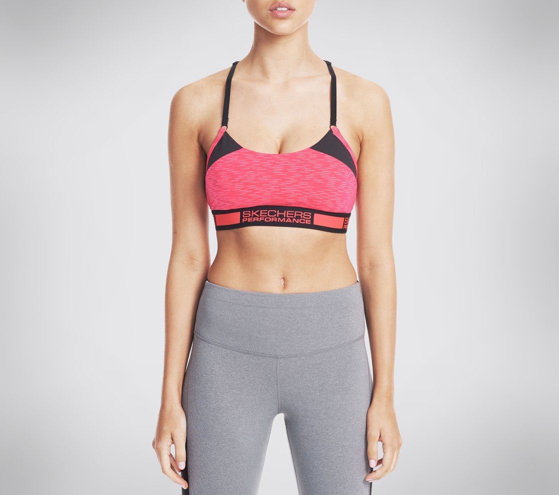 PARADISE BRA, NEON PINK Apparel Lateral View
