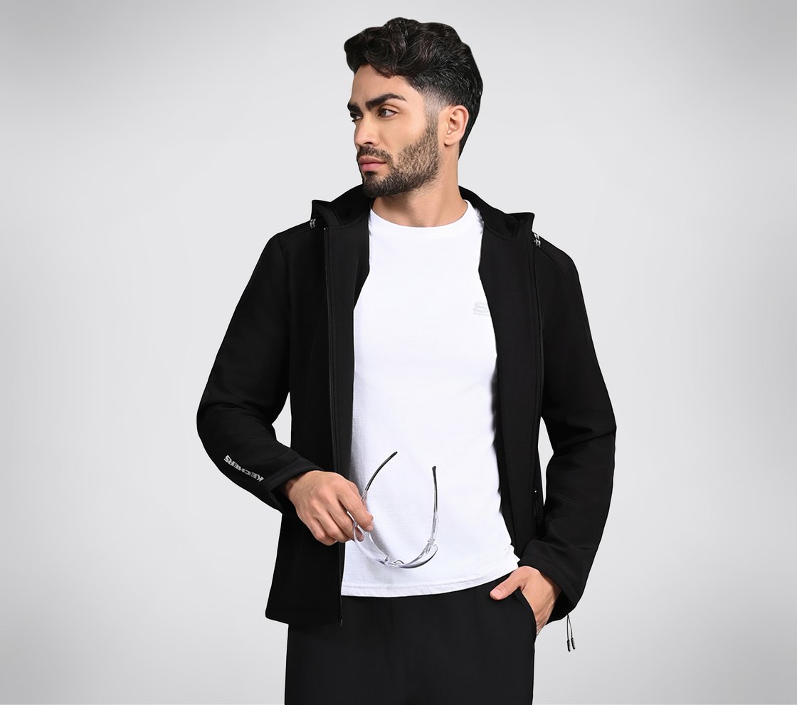 FIREFLY ZIPPER HOODIE, BBBBLACK Apparel Right View