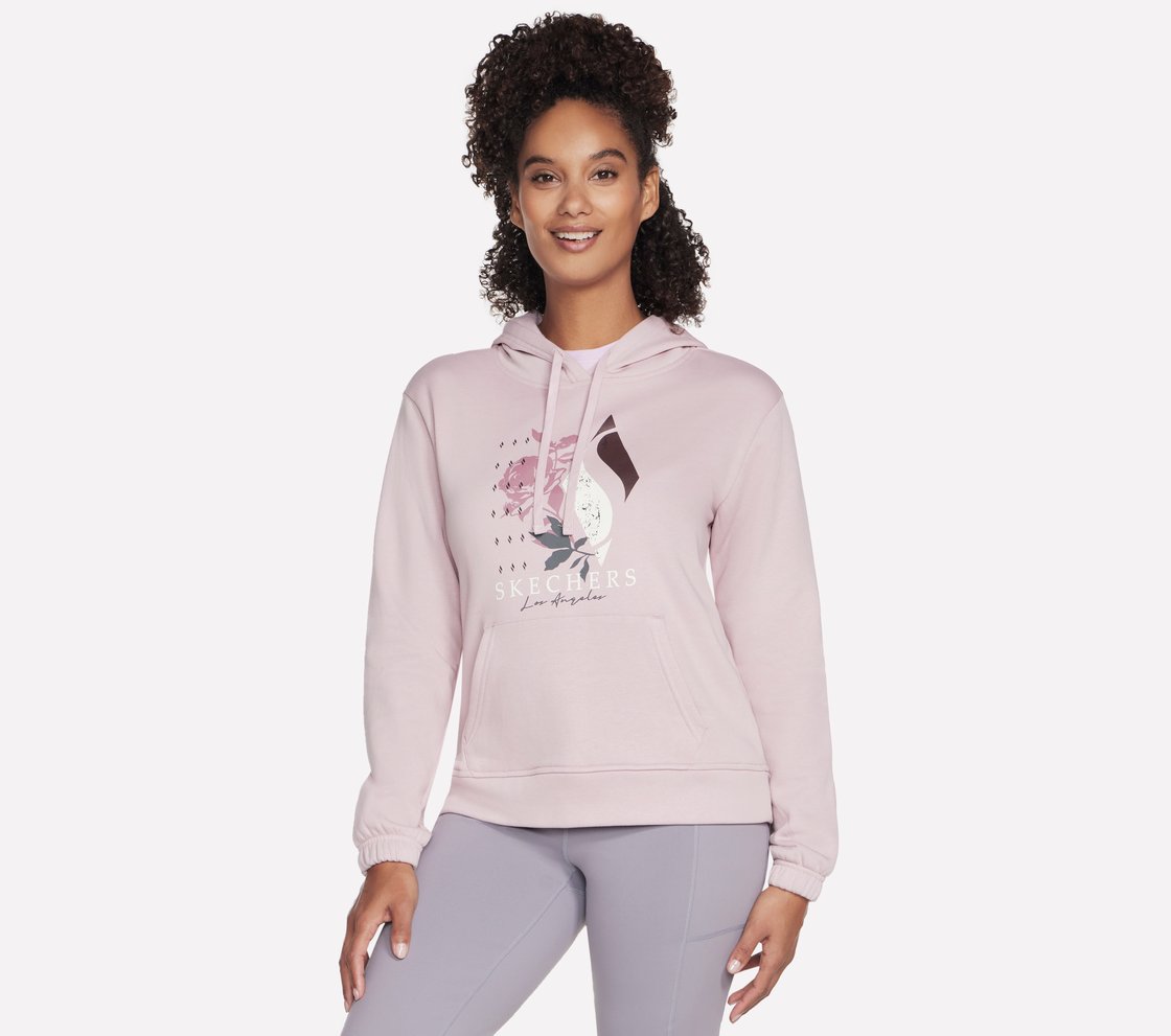 LA DREAMS PULLOVER HOODIE, PINK/LAVENDER