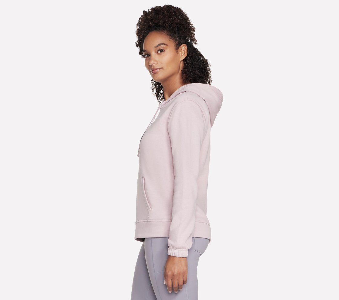 LA DREAMS PULLOVER HOODIE, PINK/LAVENDER Apparel Bottom View