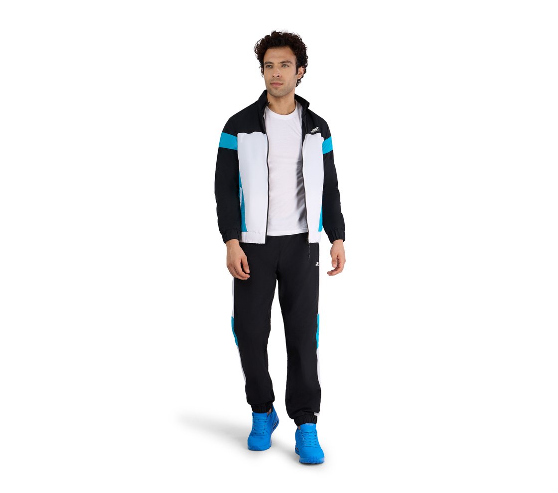 SKECHERS CUT & SEW JACKET, WWHITE Apparel Right View