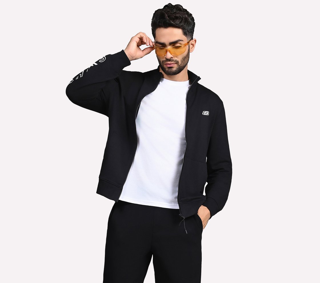 SKECHERS LIFESTYLE JACKET, BBBBLACK