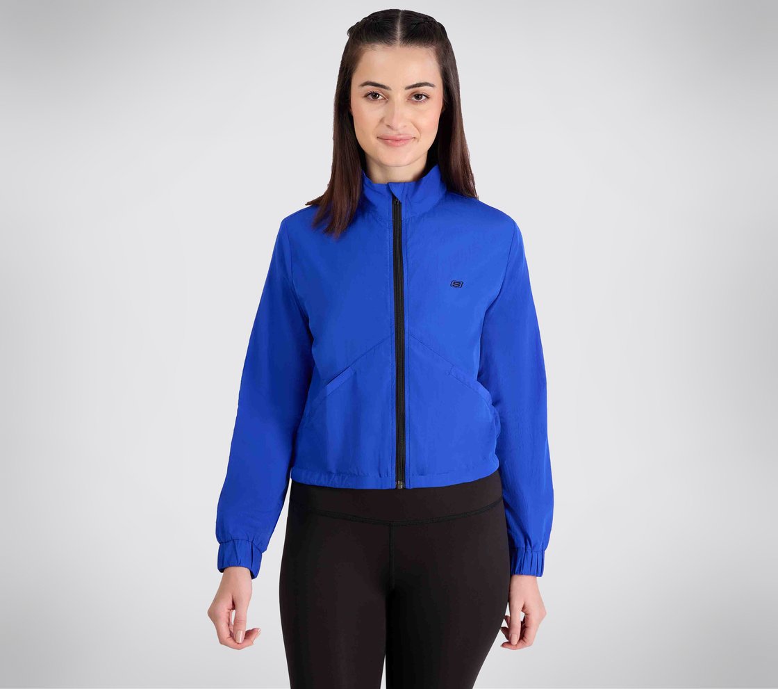 ALL WEATHER JACKET, ROYAL SILVER Apparel Lateral View