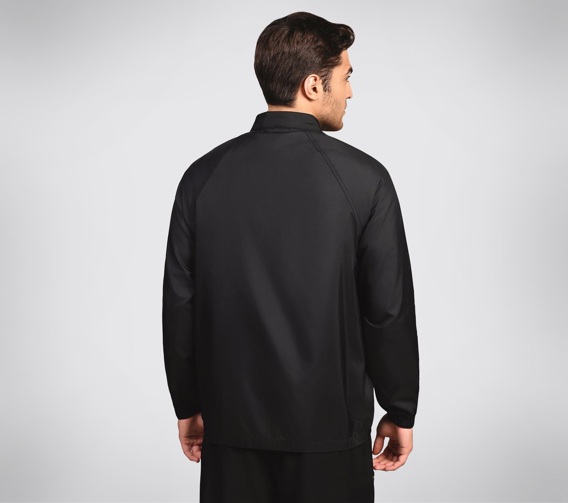 SL OMBRE JACKET, BLACK/CHARCOAL/BLUE Apparel Left View