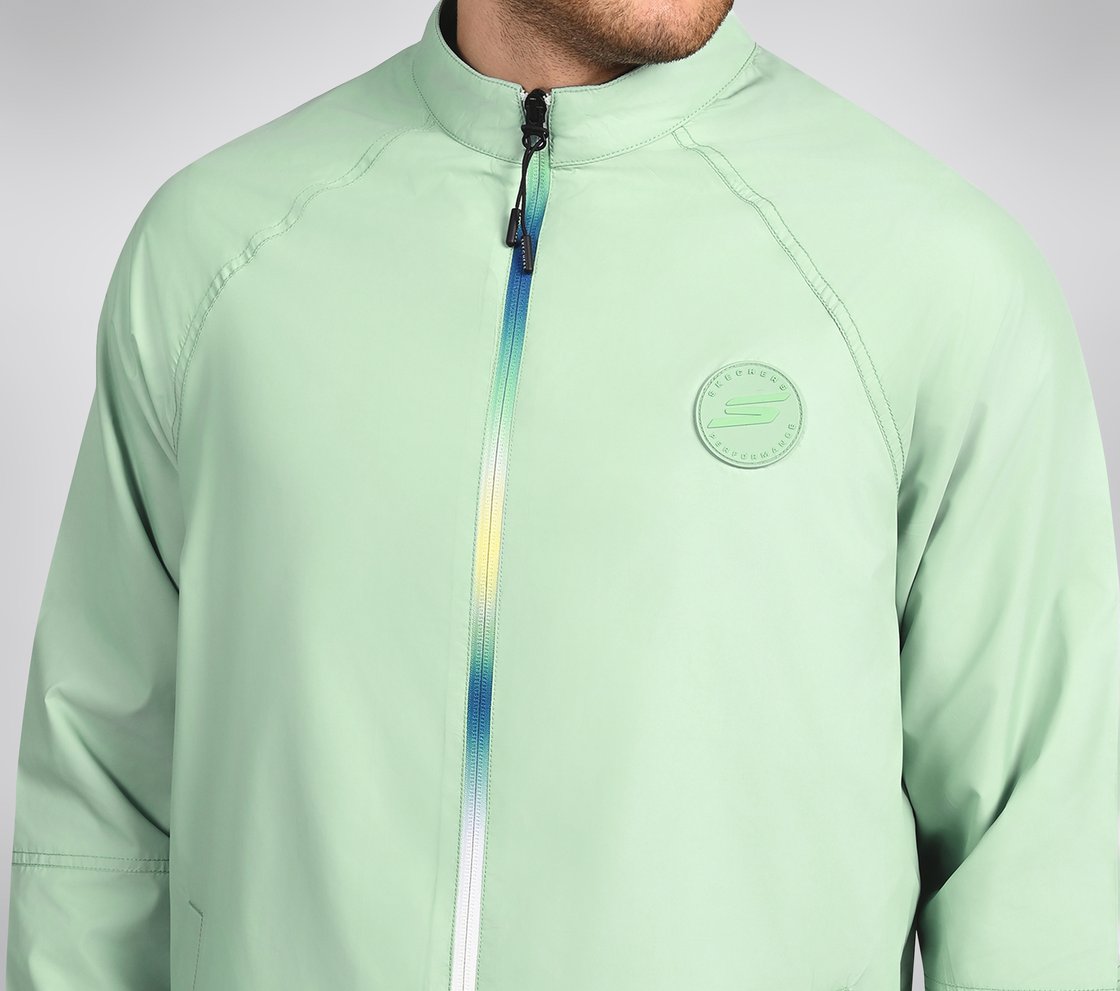 SL OMBRE JACKET, GREY/MINT Apparel Right View