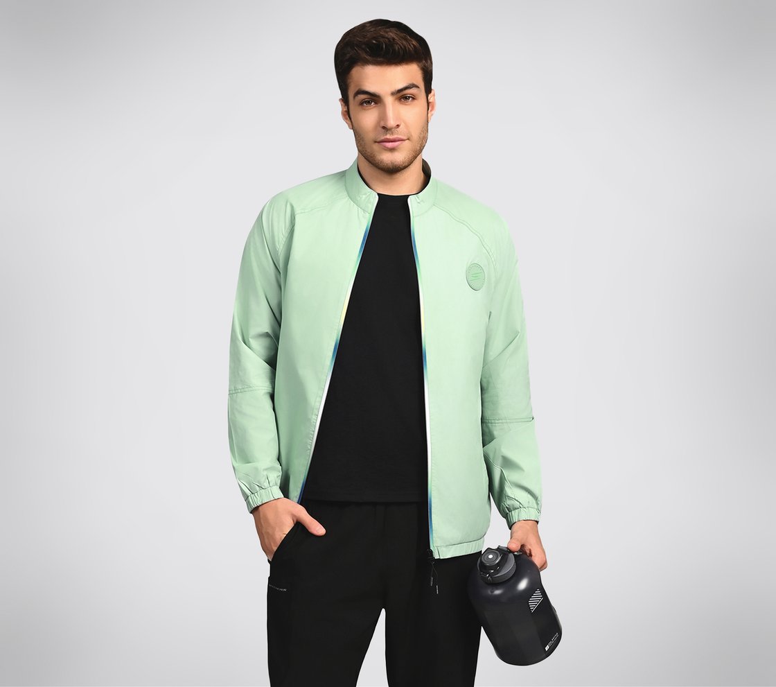 SL OMBRE JACKET, GREY/MINT Apparel Right View