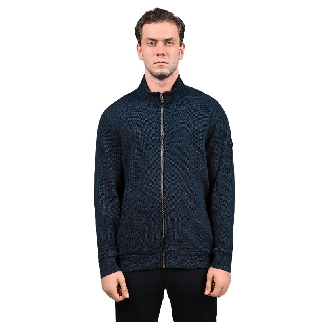 THE HOODLESS HOODIE SKECHSWEAT, NNNAVY Apparel Lateral View