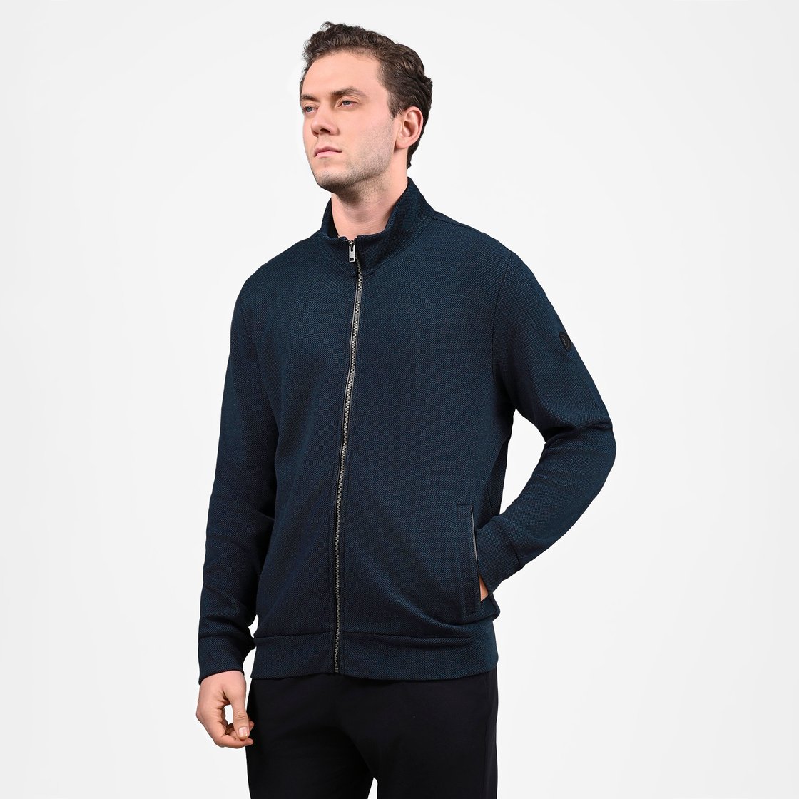 THE HOODLESS HOODIE SKECHSWEAT, NNNAVY Apparel Top View