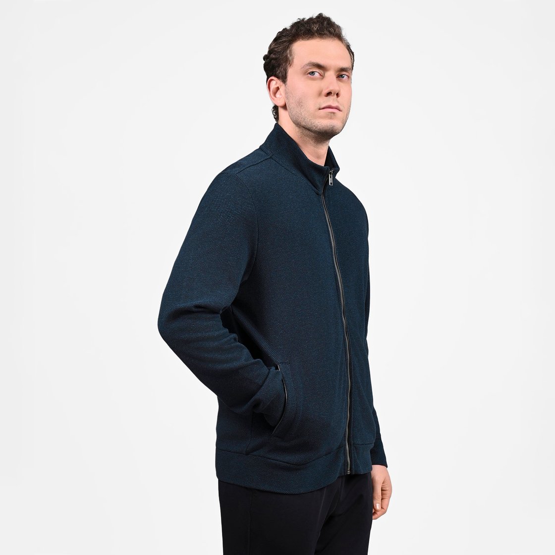 THE HOODLESS HOODIE SKECHSWEAT, NNNAVY Apparel Bottom View