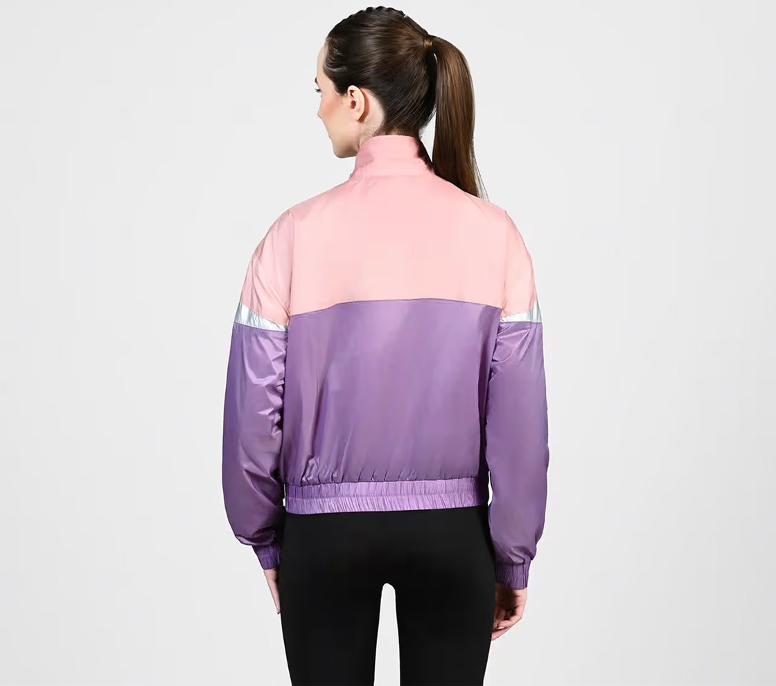 SL MOTO JACKET, WHITE/GREY/PINK