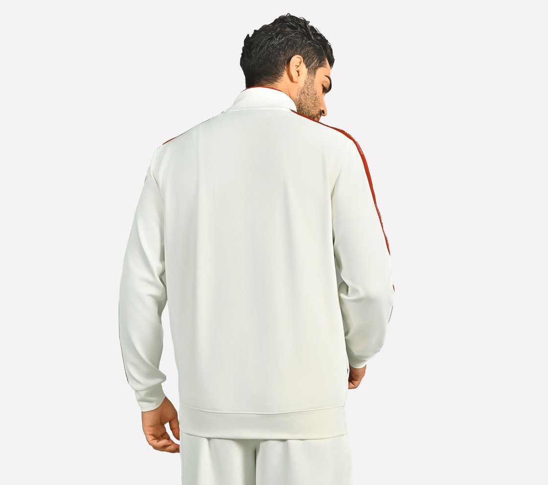 CRICKET TRACK TOP, WHITE