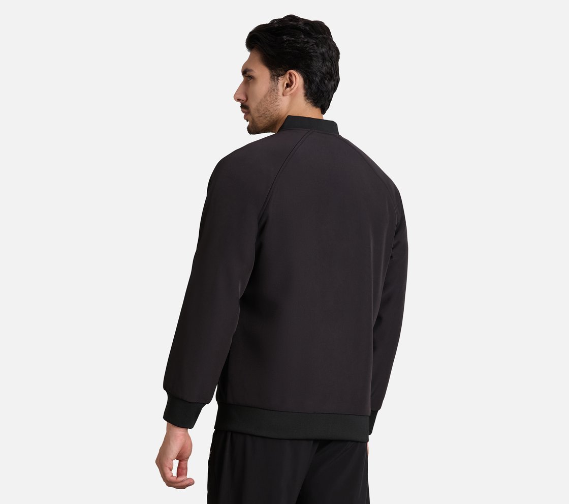 CALIFORNIA BIKER JACKET, BLACK Apparel Left View