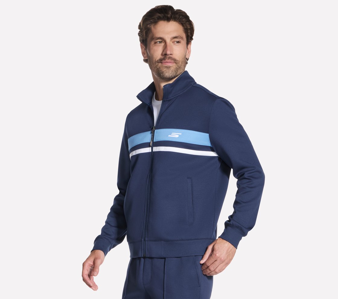 PERFORMANCE TRACK JACKET, NAVY