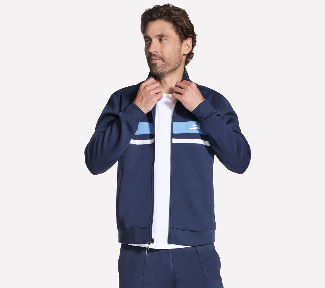 PERFORMANCE TRACK JACKET, NAVY